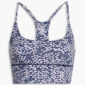 ADAM SELMAN SPORT Floral Stretch Sports Bra